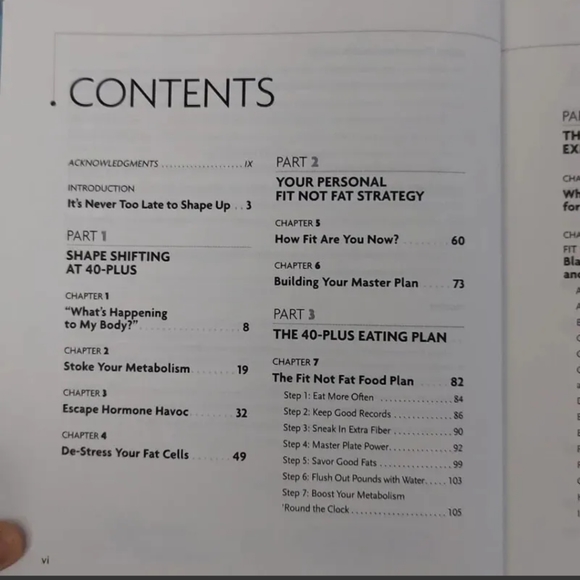 Fit Not Fat at 40 Plus Prevention Health Books for Women 2002 HC NF Vintage Diet - Picture 3 of 5